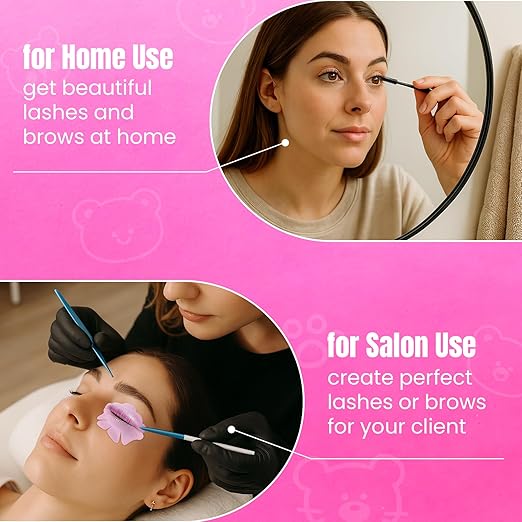 PERMANIA Eyelash Lifting Set, Korean Lash Lifting Set, Gentle Perm for Eyelashes and Eyebrows with Reusable Silicone Eyelash Lifting Pads