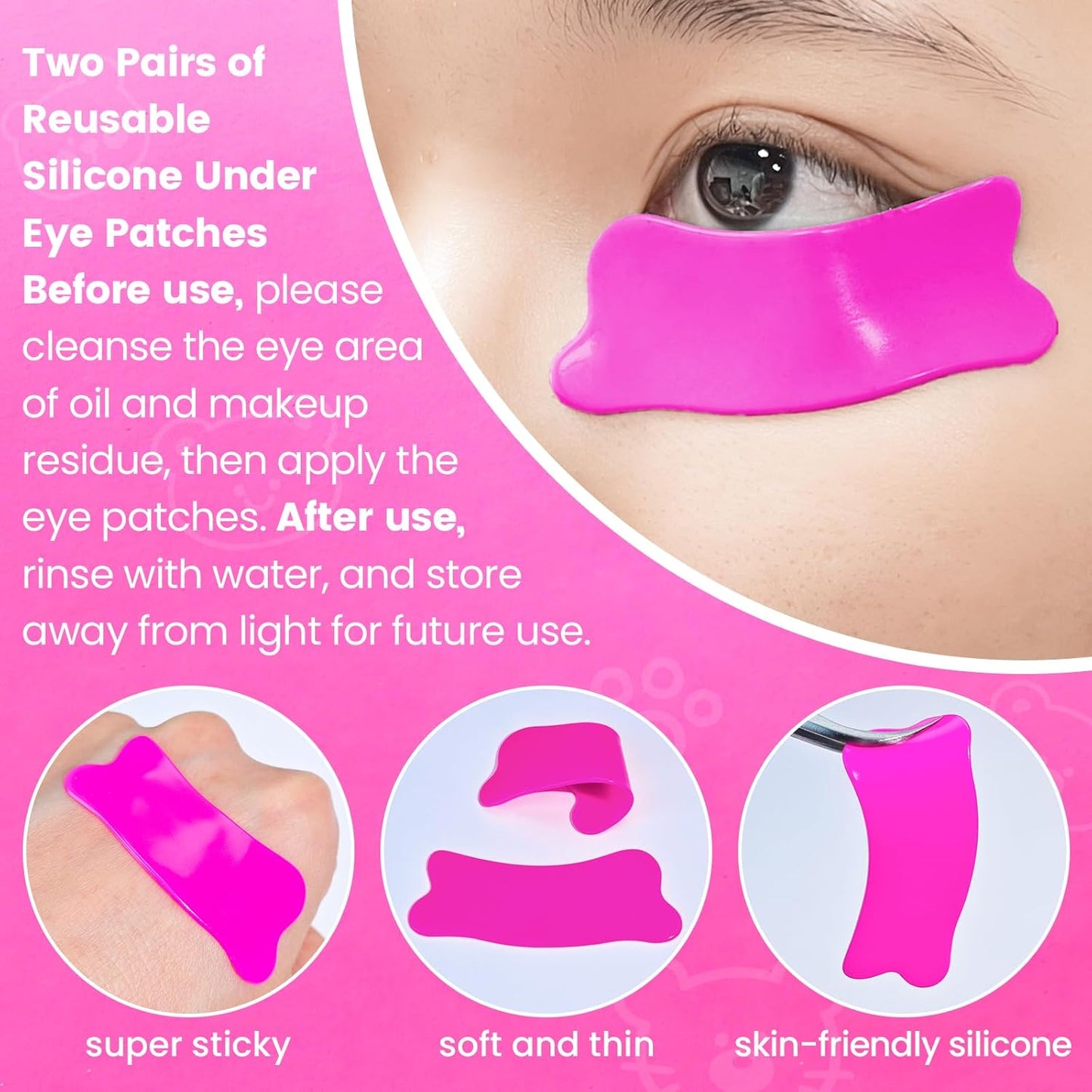 PERMANIA Eyelash Lifting Set, Korean Lash Lifting Set, Gentle Perm for Eyelashes and Eyebrows with Reusable Silicone Eyelash Lifting Pads